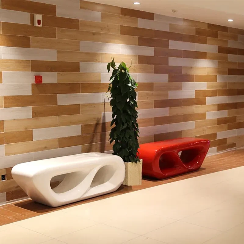 KY109 Japnese Chair Customized Sublimation Memorial Bench Leisure Furniture Garden Outdoor Public Chaise Lounge Chair